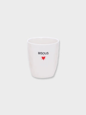 French Cafe Coffee Cup - Bisous