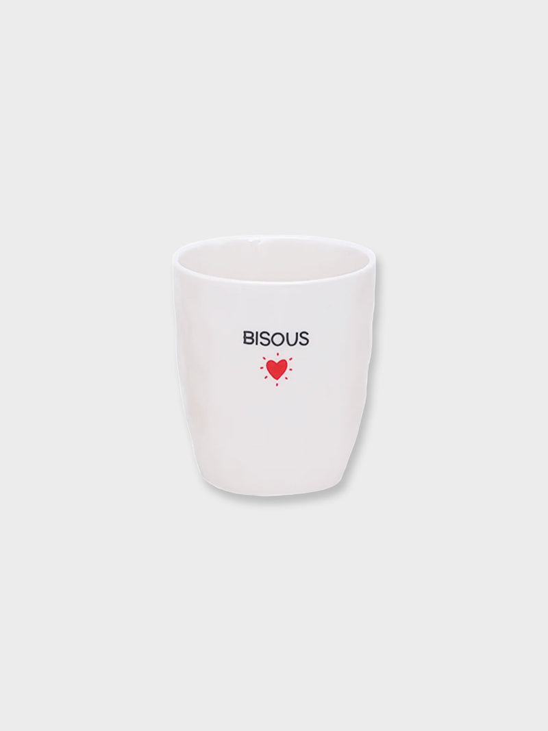 French Cafe Coffee Cup - Bisous