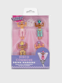 Disco Cowboy in Chaps Male Drink Markers