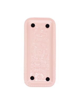 Enamel Rectangular Trinket Tray - Pink