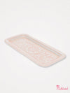 Enamel Rectangular Trinket Tray - Pink