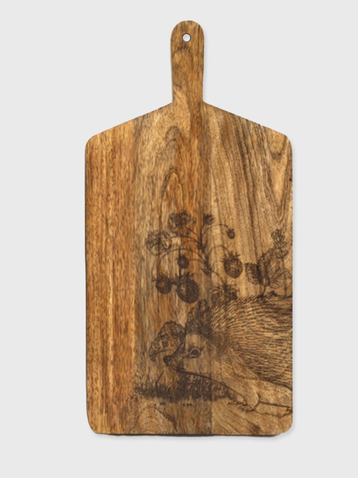 Wooden Etched Chopping Board Hedgehog - Large