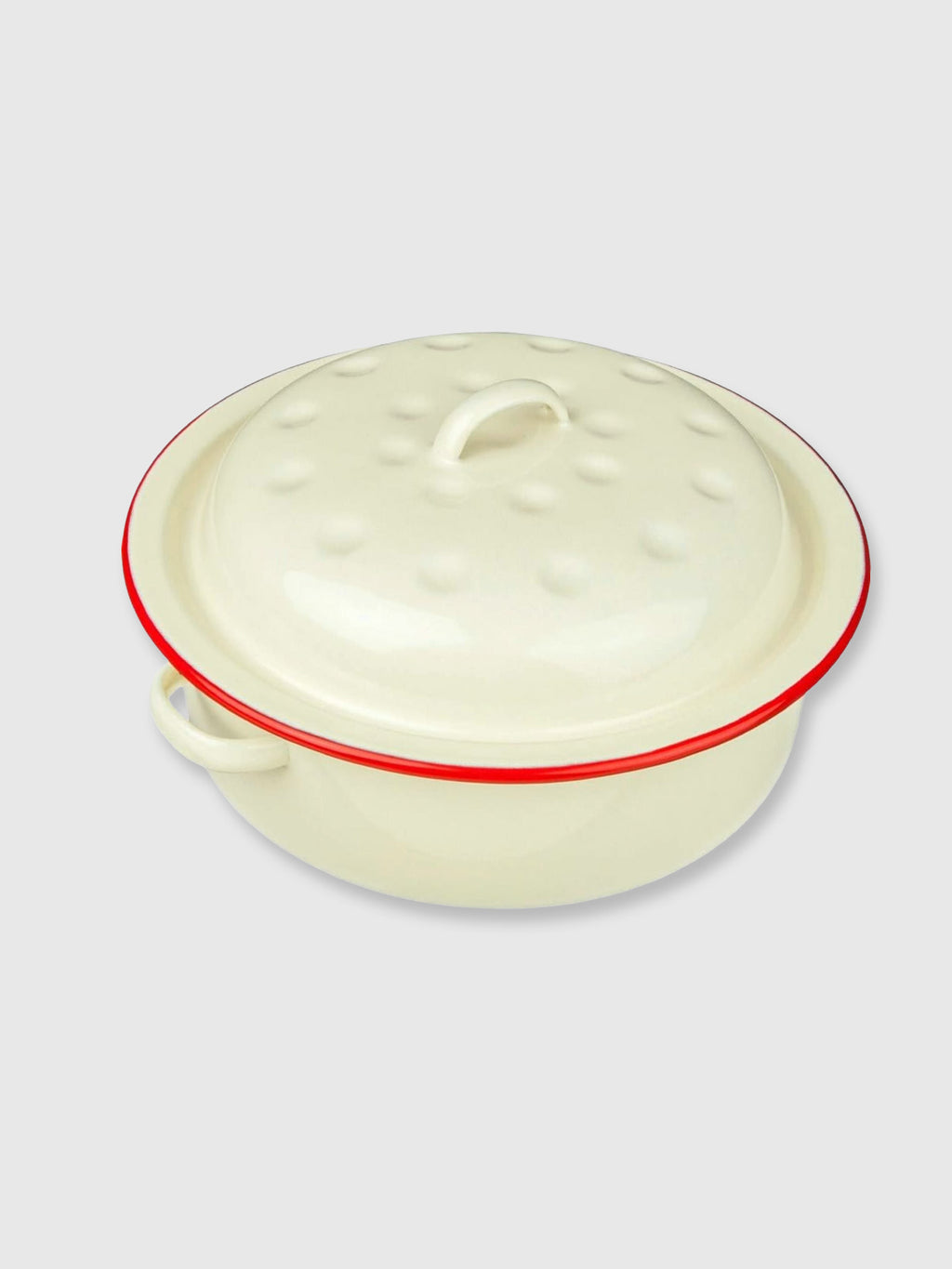 Falcon Enamel Round Small Casserole Dish - Cream