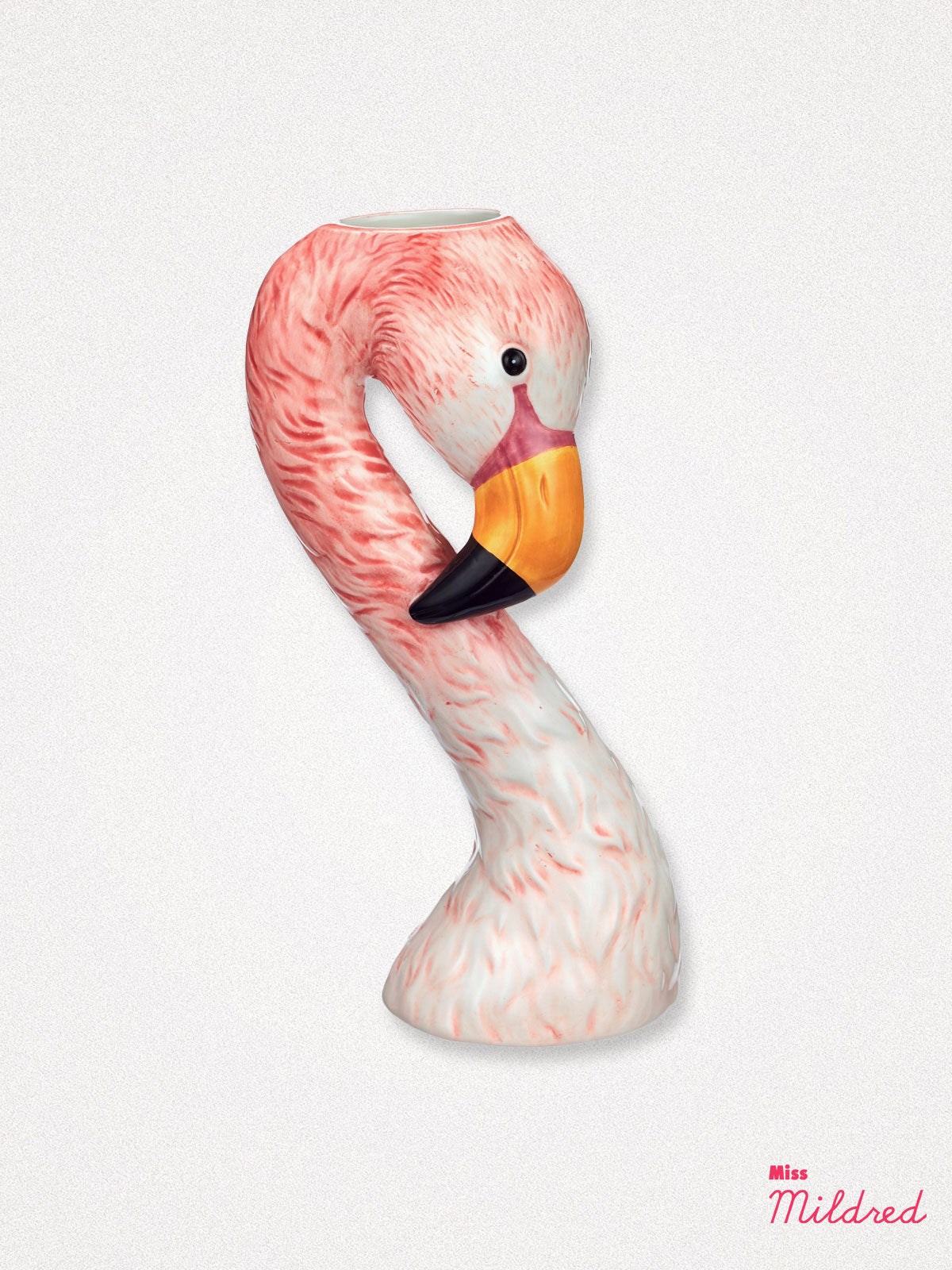 Fantastic Pink Flamingo Head Vase - Medium