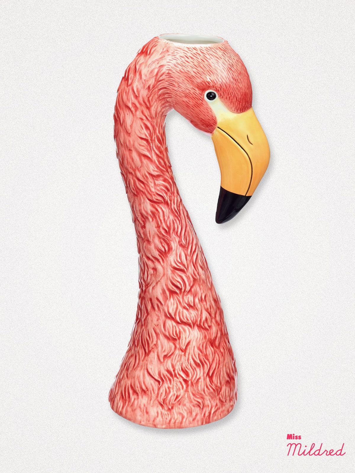 Fantastic Pink Flamingo Head Vase - Large
