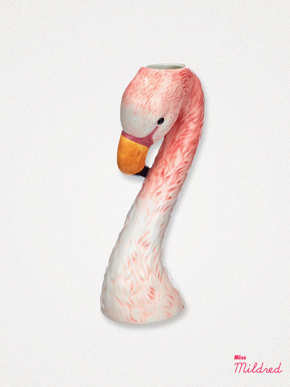 Fantastic Pink Flamingo Head Vase - Medium