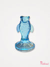 Fish Shape Glass Candle Holder - Blue