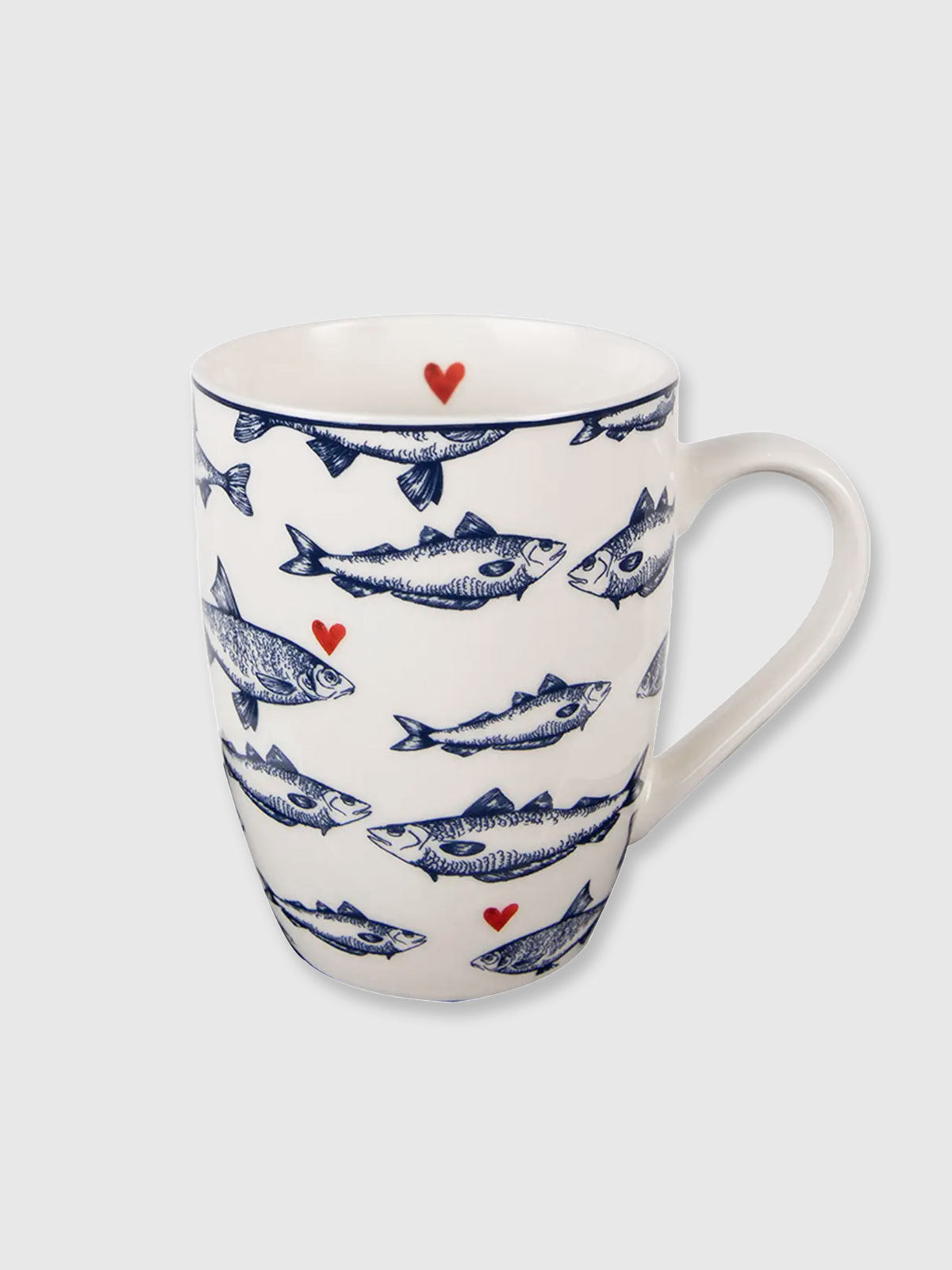 Cup / Mug - Fish and Hearts Motif