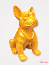 French Bulldog Large Statue 37cm - Yellow