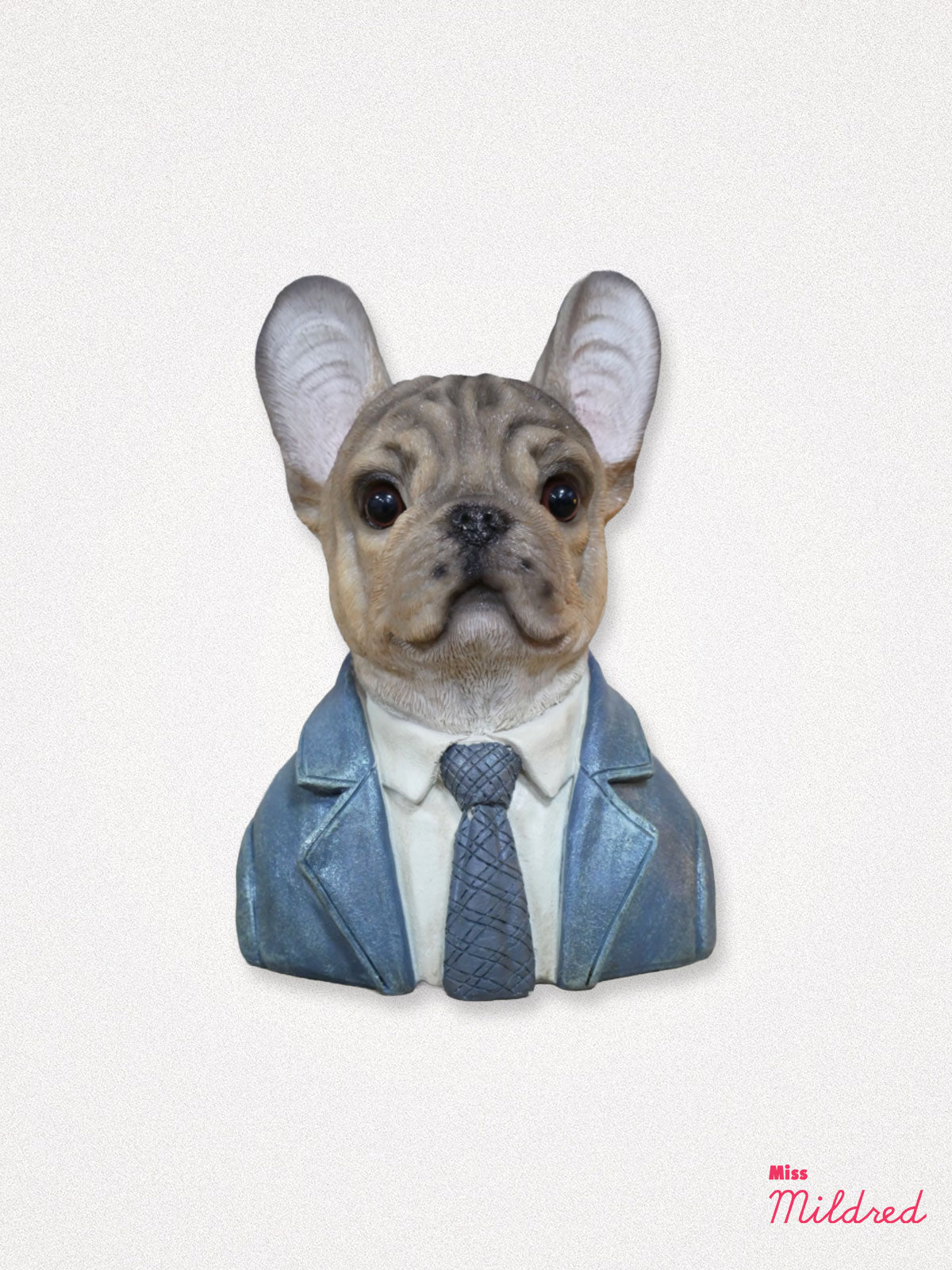 Frenchie Dog Bust Statue - 21cm