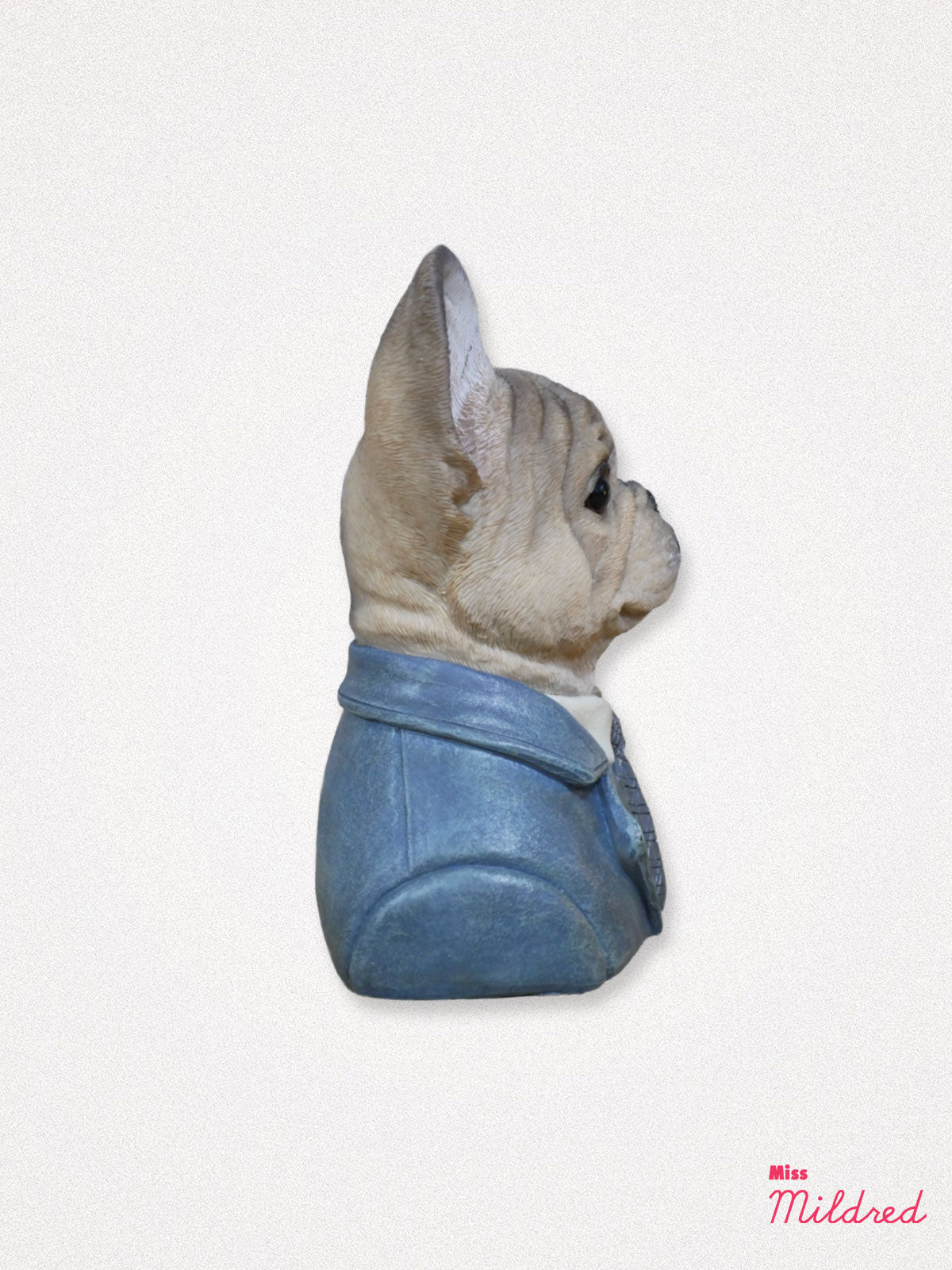 Frenchie Dog Bust Statue - 21cm