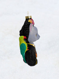 Christmas Ornament - Frida Kahlo Russian Blue Cat