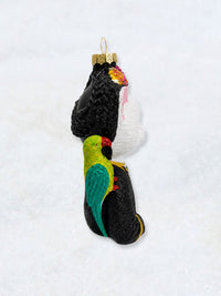 Christmas Ornament - Frida Kahlo Catlo White Cat