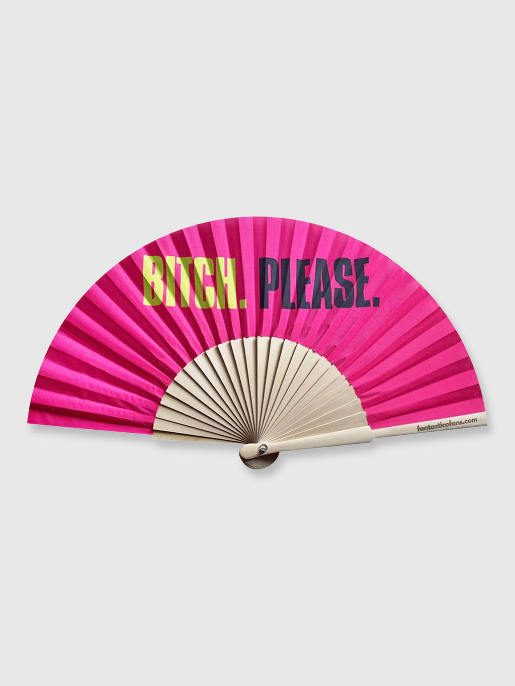 Hand Fan Pink - Bitch Please