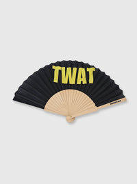 Hand Fan Black / Yellow - Twat