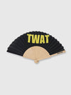 Hand Fan Black / Yellow - Twat