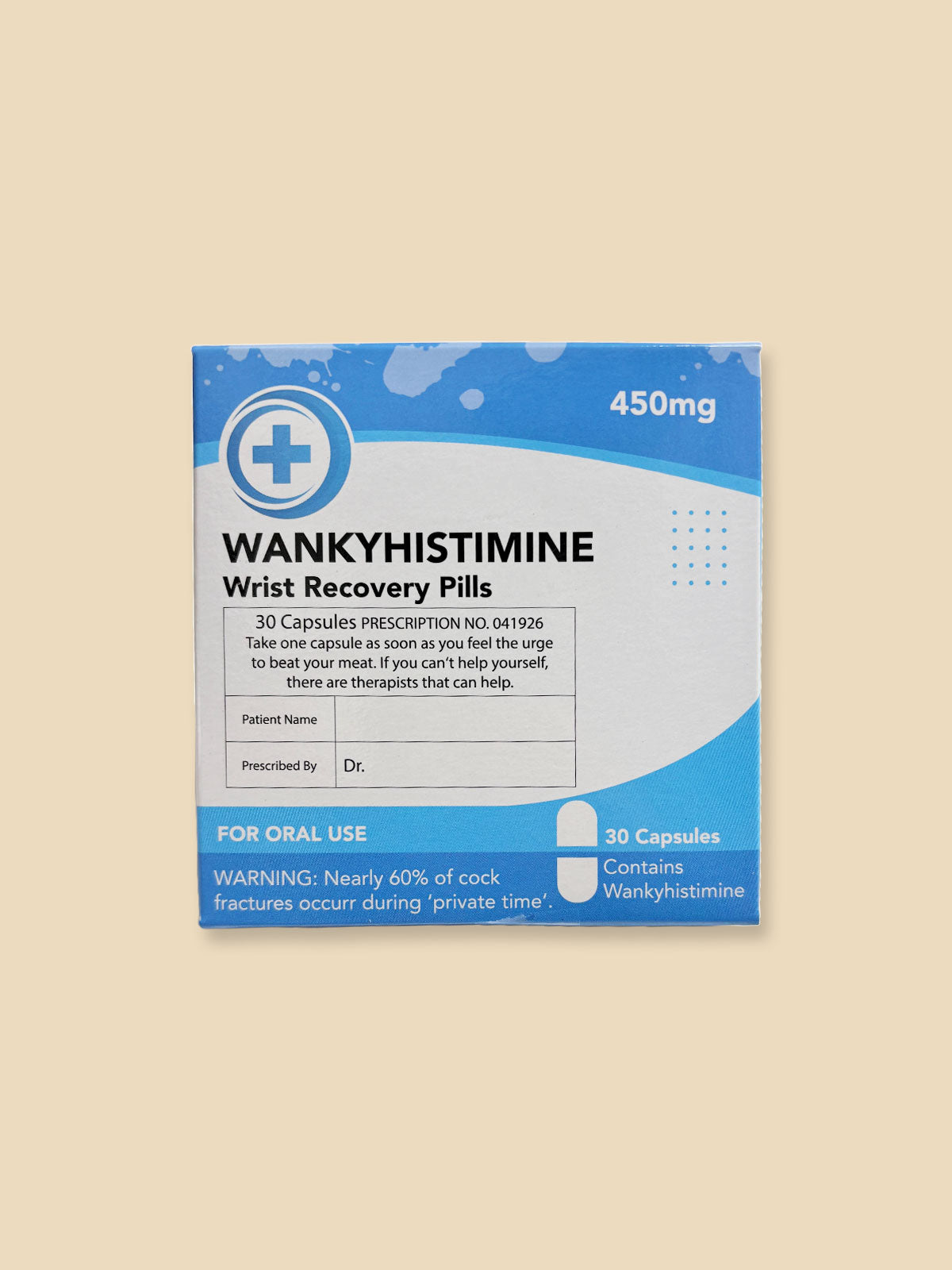 Wankyhistimine - Novelty Prescription Mint Sweets