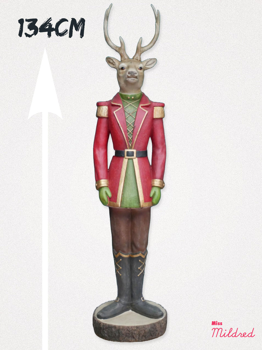 Gentry Deer Stag Giant Statue - 134cm