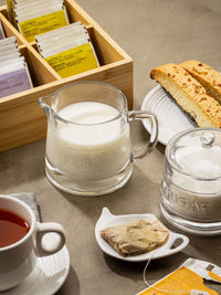 Clear Glass Milk Jug