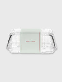 Traditional Glass Butter Dish