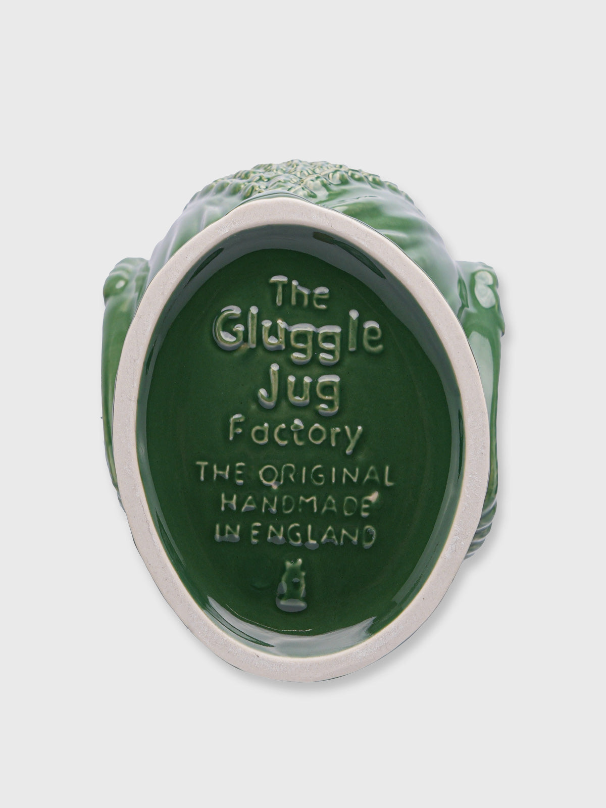 Gluggle Jug 'Cluckle' Cockerel Jug - Olive Green