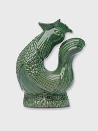 Gluggle Jug 'Cluckle' Cockerel Jug - Olive Green