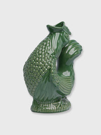 Gluggle Jug 'Cluckle' Cockerel Jug - Olive Green