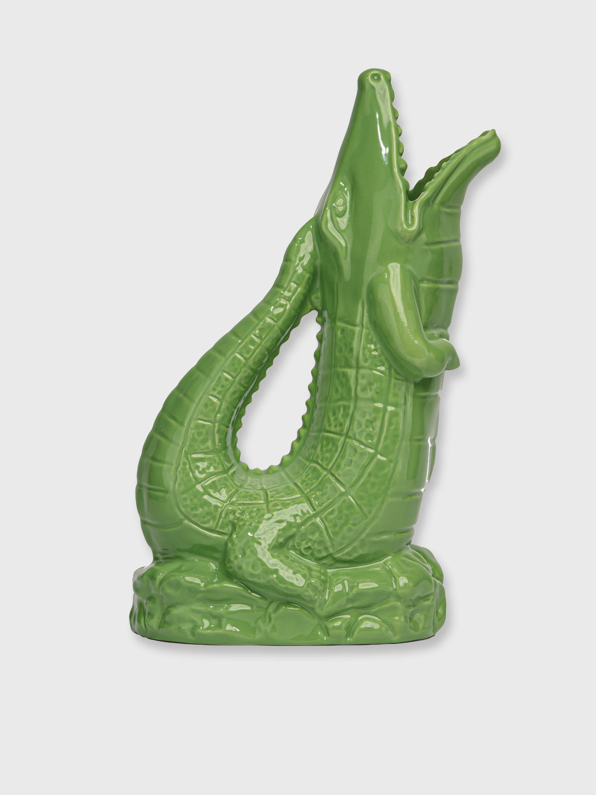 Gluggle Jug 'Croggle' Crocodile Jug - Apple Green