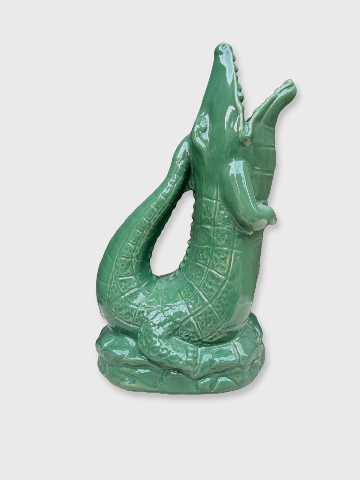 Gluggle Jug 'Croggle' Crocodile Jug - Green