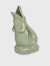 Gluggle Jug 'Croggle' Crocodile Jug - Sage Green