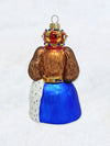 Christmas Ornament - God Save The King Charles Spaniel Tri-Colour Ruby