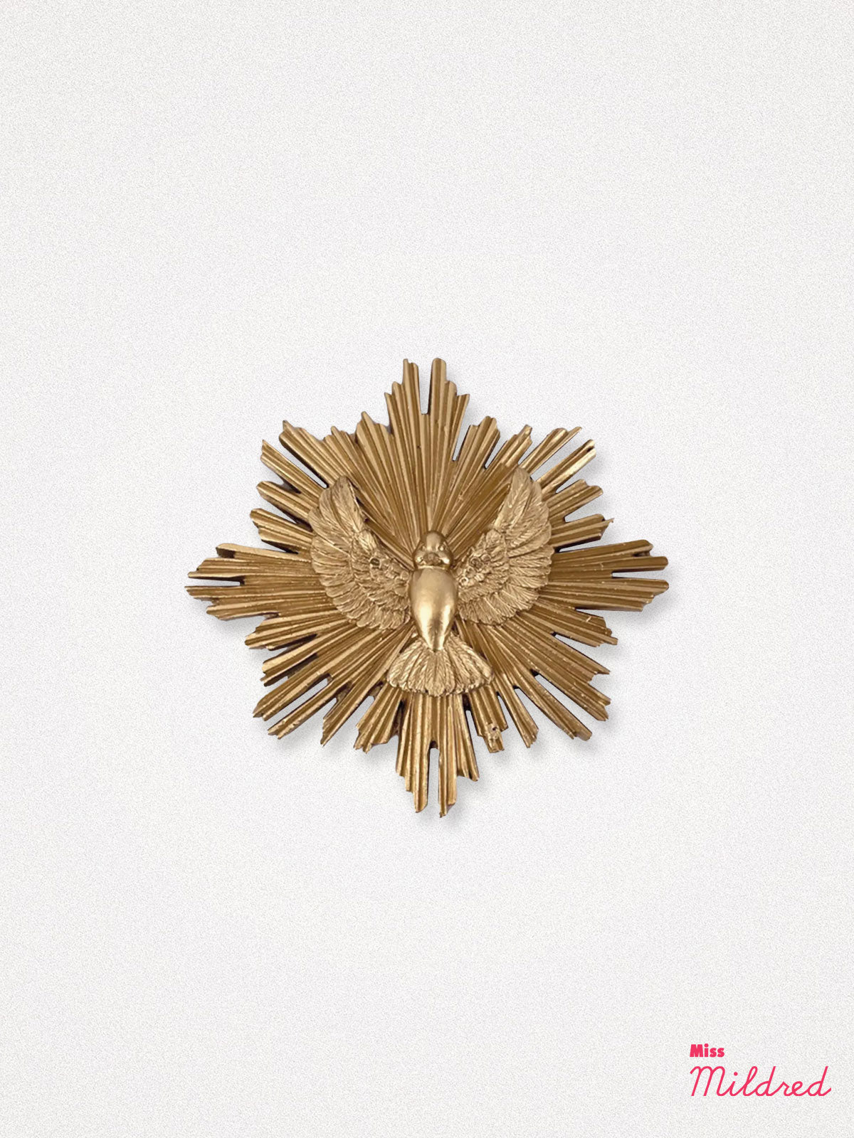 Golden Bird Milagros Ex-Voto Wall Decoration