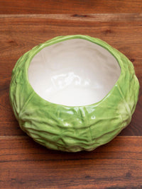 Green Lettuce Leaf Bowl - 23 cm