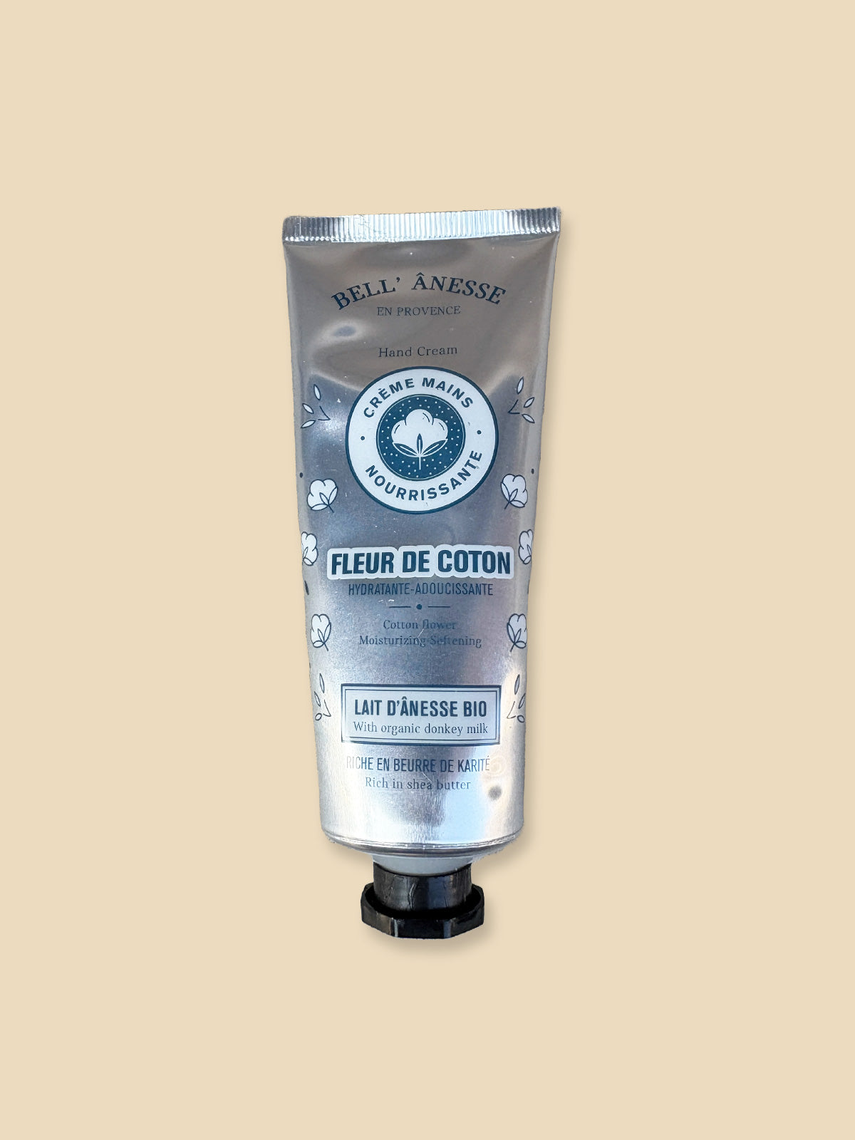 Organic Donkey Milk and Cotton Flower Hand Cream 75ml