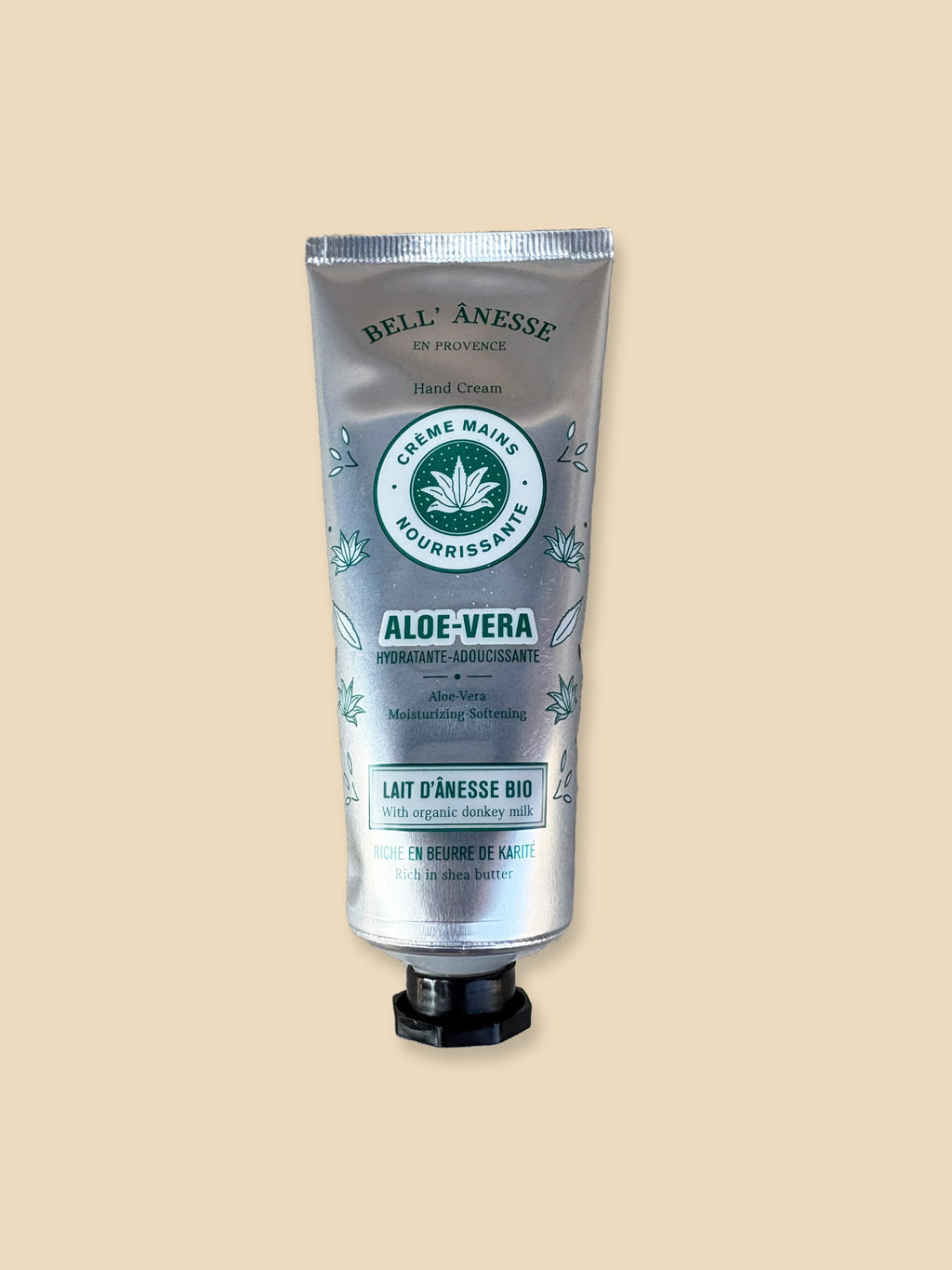 Organic Donkey Milk and Aloe Vera Flower Hand Cream 75ml