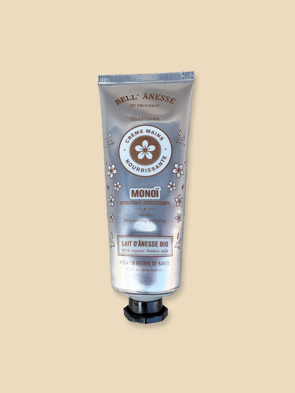 Organic Donkey Milk and Monoï Flower Hand Cream 75ml