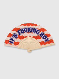 Fisura - It's Fucking Hot Slogan Fan - Red Waves