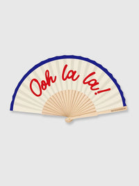 Slogan Hand Fan - Ooh La La