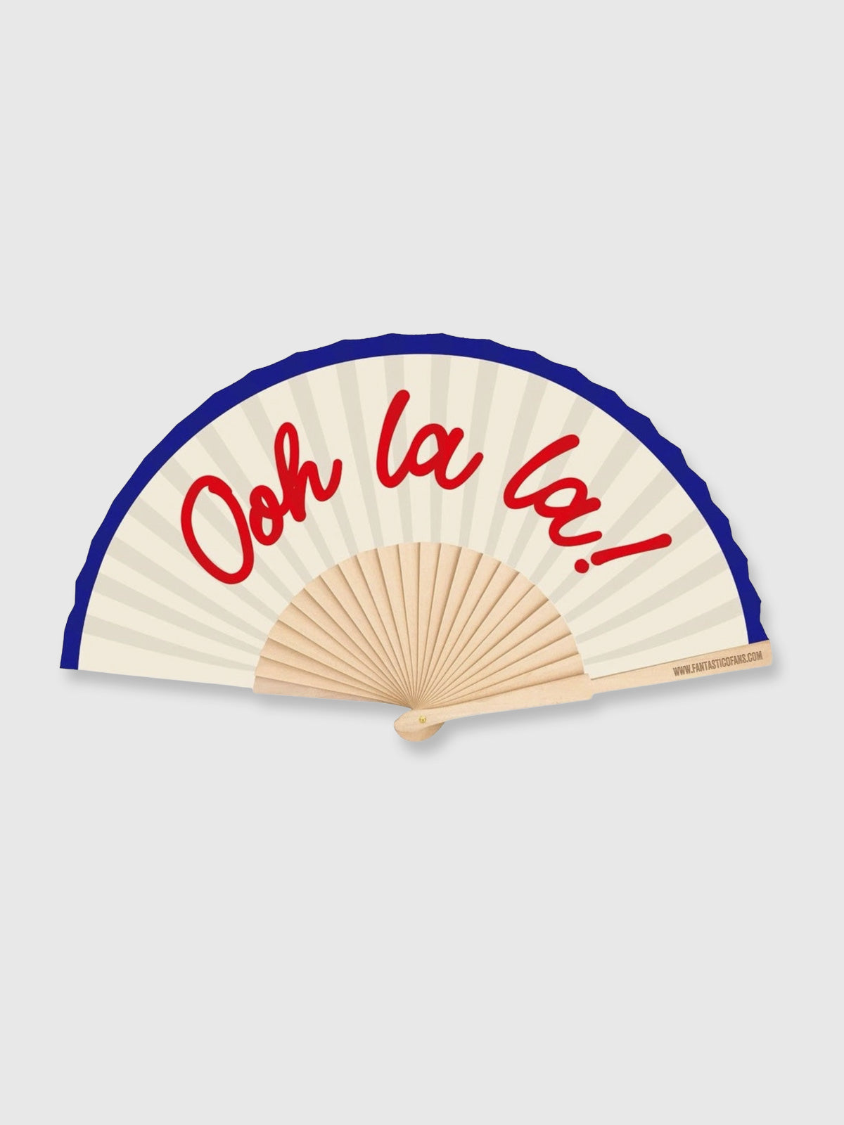 Slogan Hand Fan - Ooh La La
