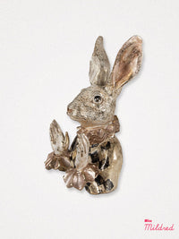 Hare Rabbit Harlequin Bust Figurine