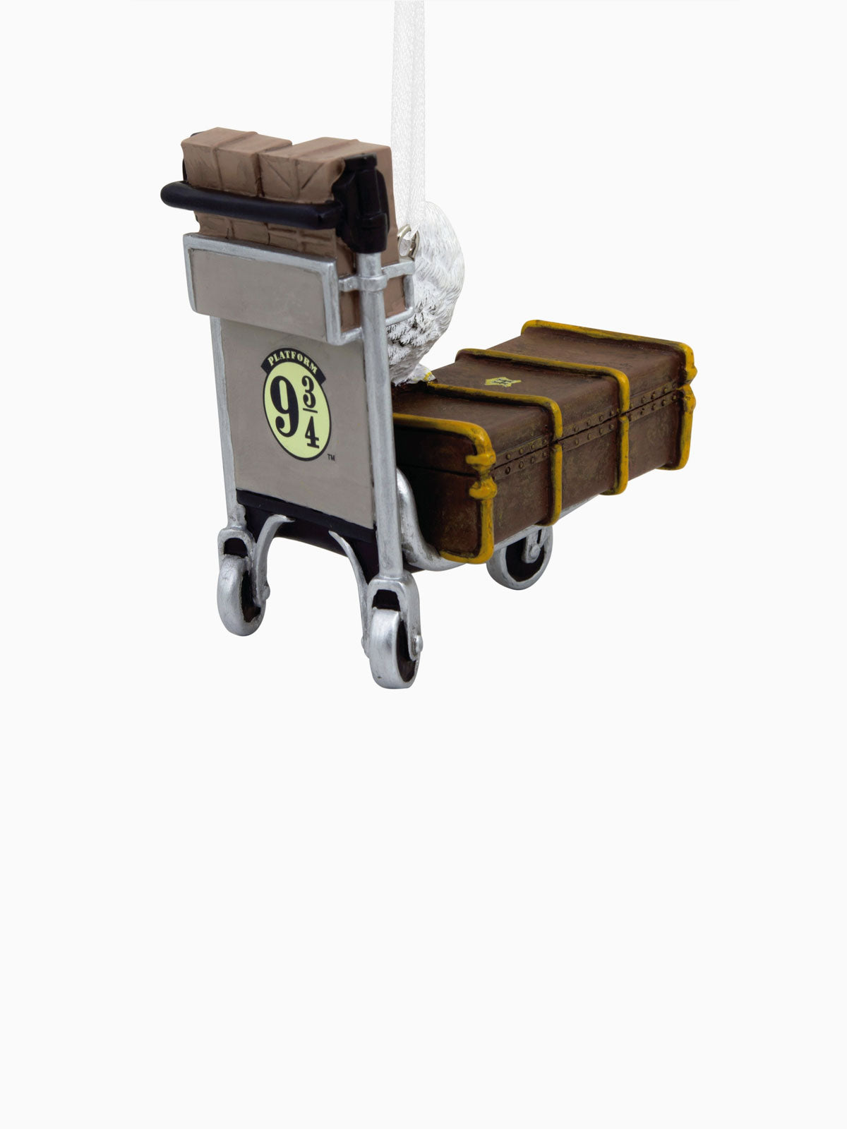 Harry Potter™ Trunk Trolley and Hedwig Owl Christmas Tree Ornament