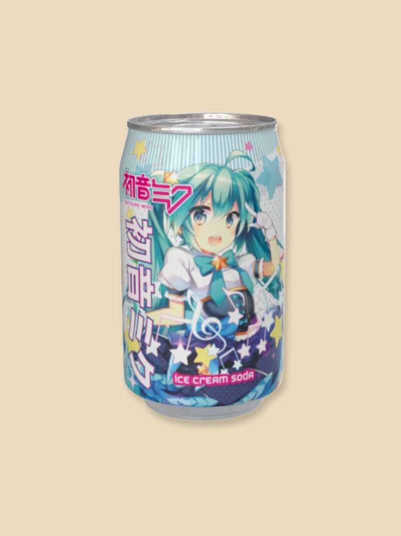 Hatsune Miku Ice Cream Soda Flavour Drink - 330ml