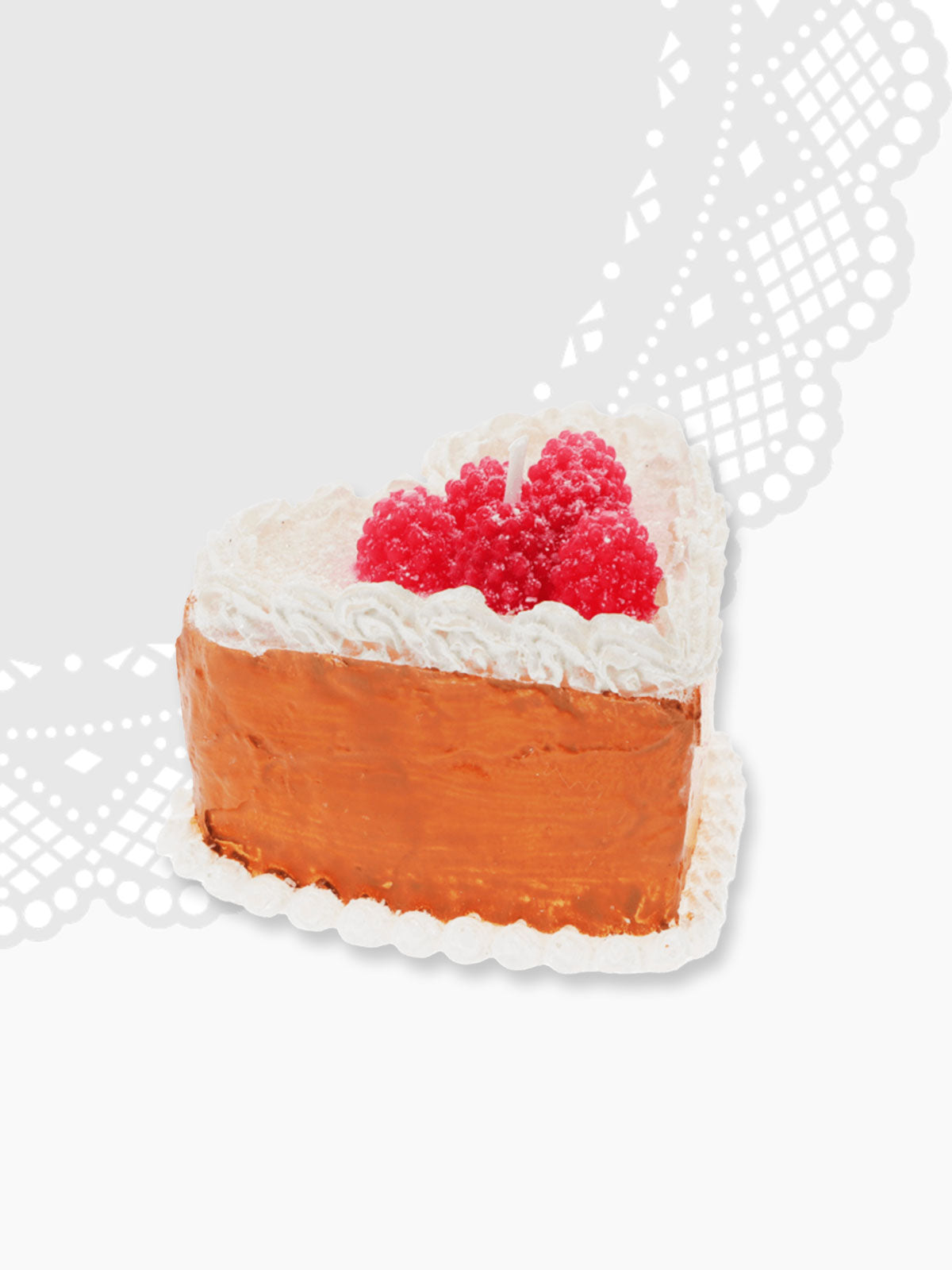 Heart Shaped Cake Shaped Candle