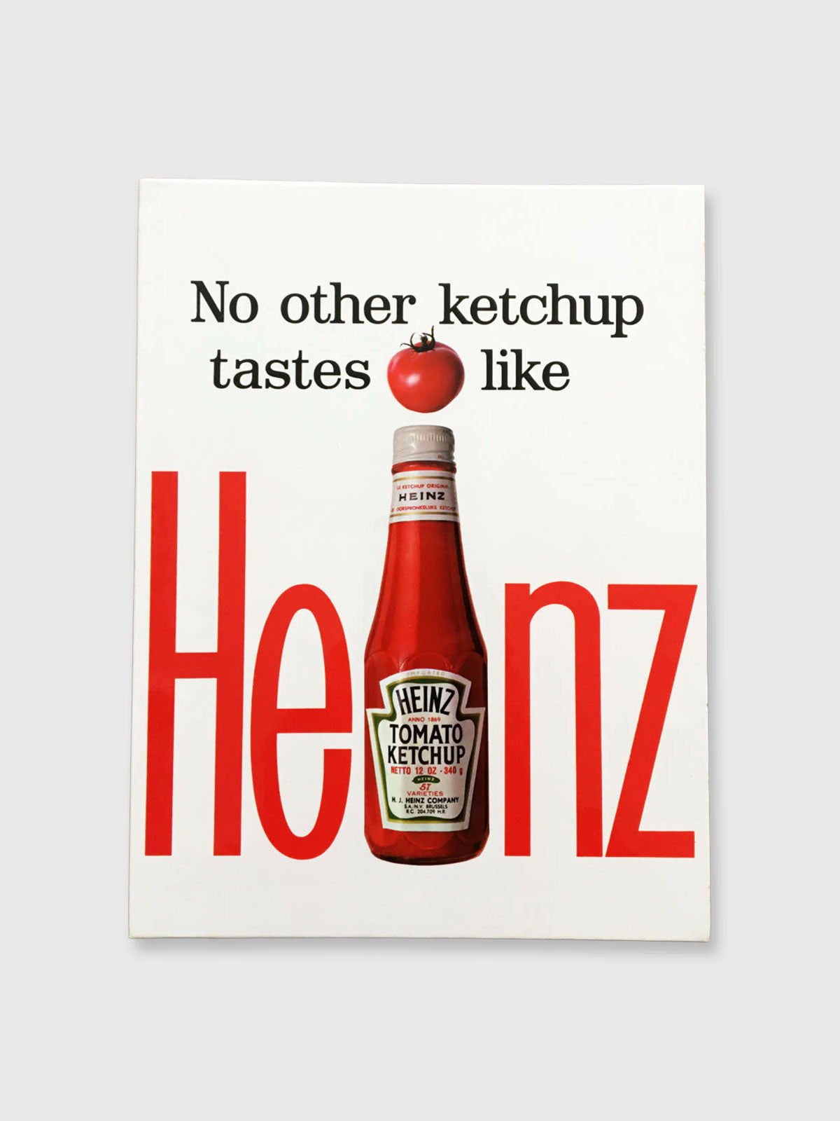 Heinz Vintage French Advertising Sign - Ketchup