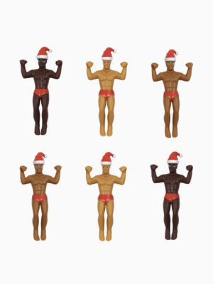 Hunky Santa Drink Markers