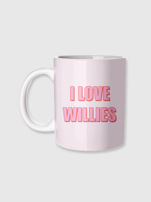 Cup / Mug - I Love Willies - Pink