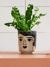 Mrs Bauer Ceramic Face Pot