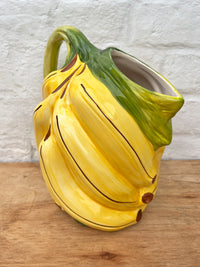 Italian Banana Shaped Ceramic Jug