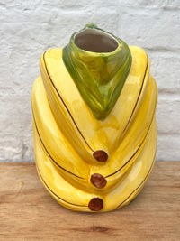 Italian Banana Shaped Ceramic Jug