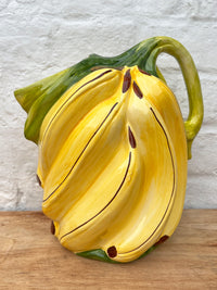 Italian Banana Shaped Ceramic Jug